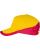 Бейсболка Booster, желтая с красным