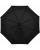 Зонт складной Clevis с ручкой-карабином, черный
