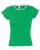 Футболка женская Moorea 170, ярко-зеленая с белой отделкой
