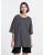 Футболка унисекс оверсайз Crosstown, темно-серая