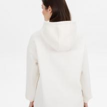 Худи оверсайз унисекс Snuggie, молочно-белое / Миниатюра модельного (1000)