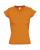 Футболка женская c V-образным вырезом Moon 150, оранжевая