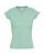 Футболка женская c V-образным вырезом Moon 150, зеленая мята