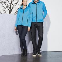 Куртка флисовая мужская New Look Men 250, бирюзовая / Миниатюра WWW (1000)
