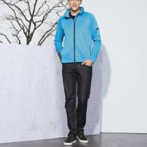 Куртка флисовая мужская New Look Men 250, бирюзовая / Миниатюра WWW (1000)