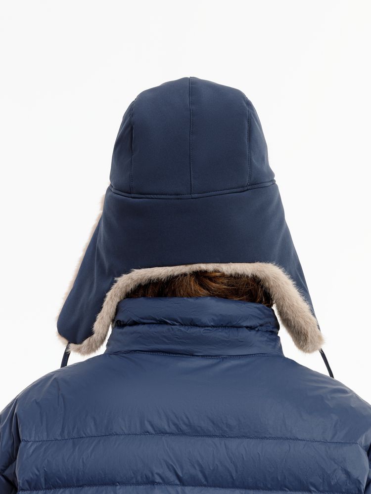 Шапка-ушанка Wasa, темно-синяя / Миниатюра модельного (1000)