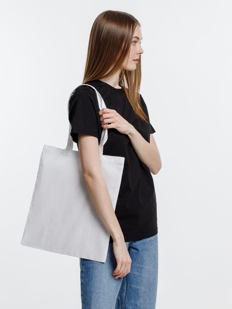 Холщовая сумка Neat 140, белая / Миниатюра модельного (1000)