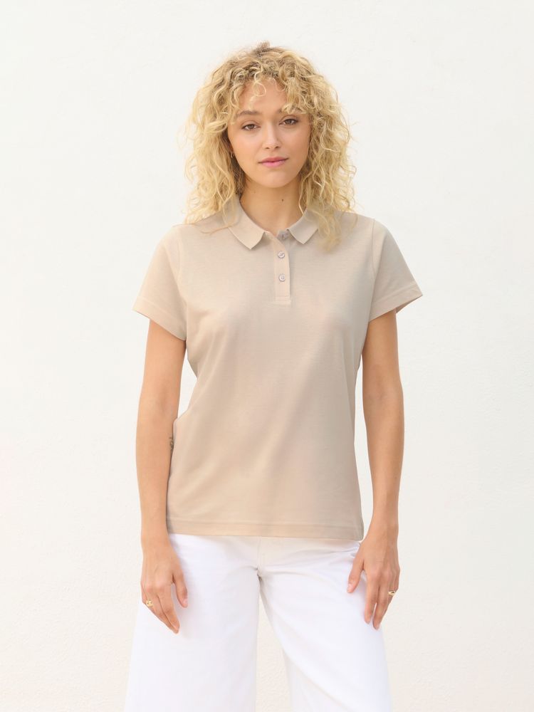 Рубашка поло женская Pacific Women, синяя (джинс) / Миниатюра модельного (1000)