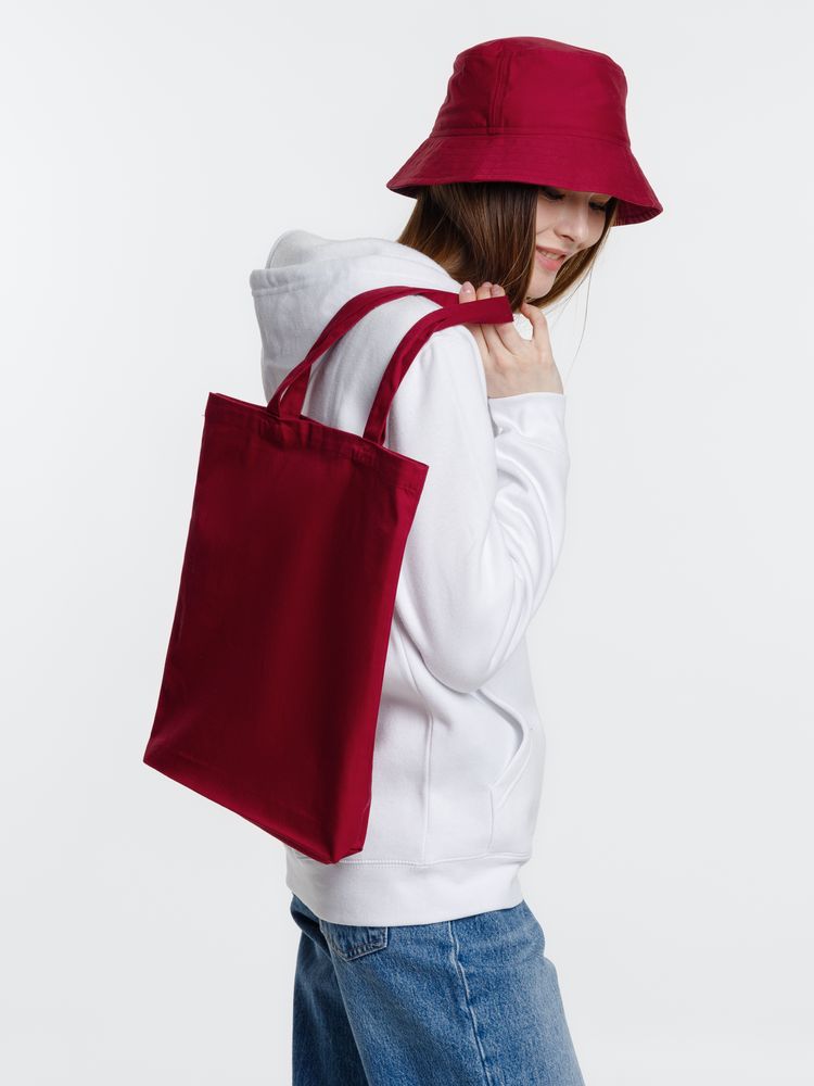 Холщовая сумка Avoska, бордовая / Миниатюра модельного (1000)