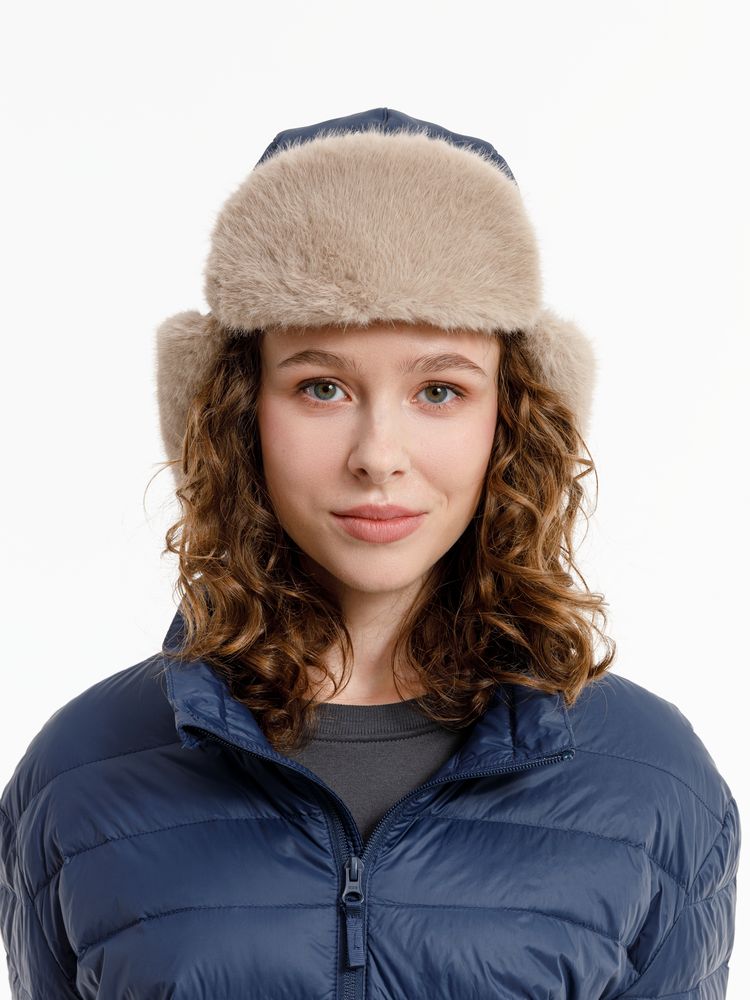 Шапка-ушанка Wasa, темно-синяя / Миниатюра модельного (1000)