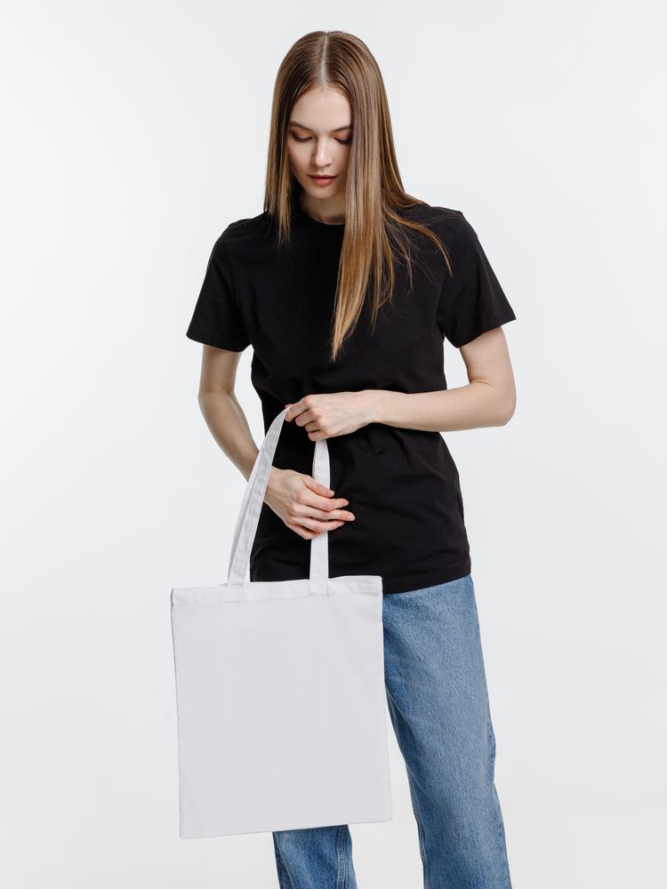 Холщовая сумка Neat 140, белая / Миниатюра модельного (1000)