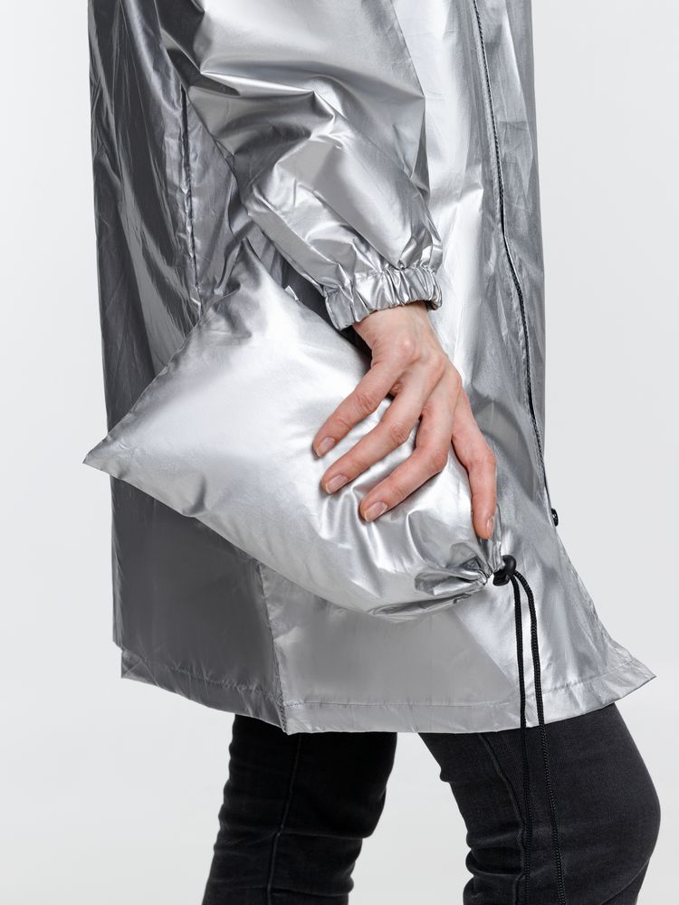 Дождевик Palladio Pockets, серебристый / Миниатюра модельного (1000)