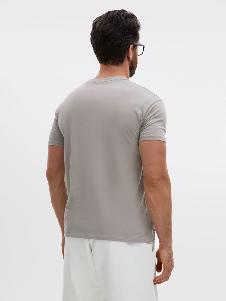 Футболка унисекс Regent 150, светло-серая / Миниатюра модельного (1000)