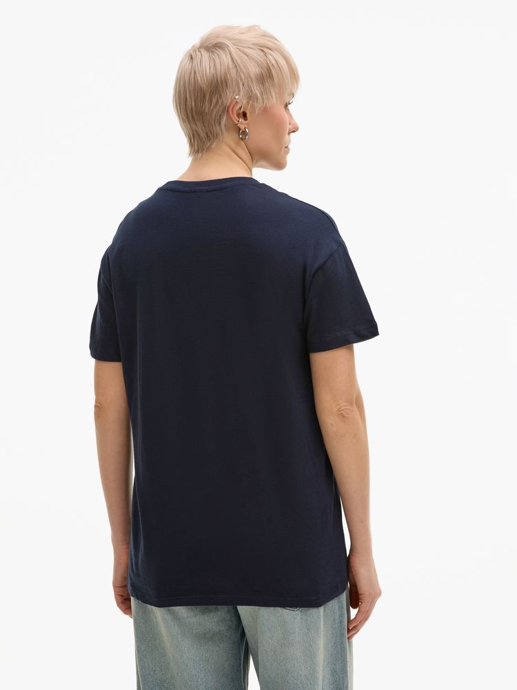 Футболка унисекс Regent 150, темно-синяя (navy) / Миниатюра модельного (1000)