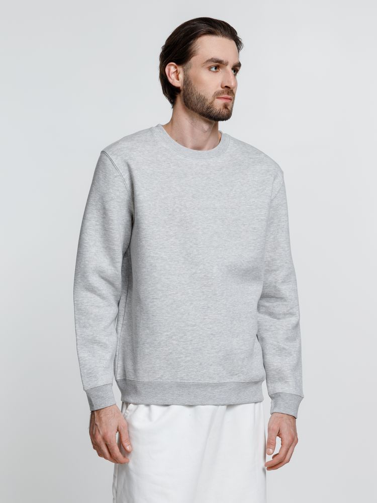 Свитшот унисекс Delta, серый меланж / Миниатюра модельного (1000)