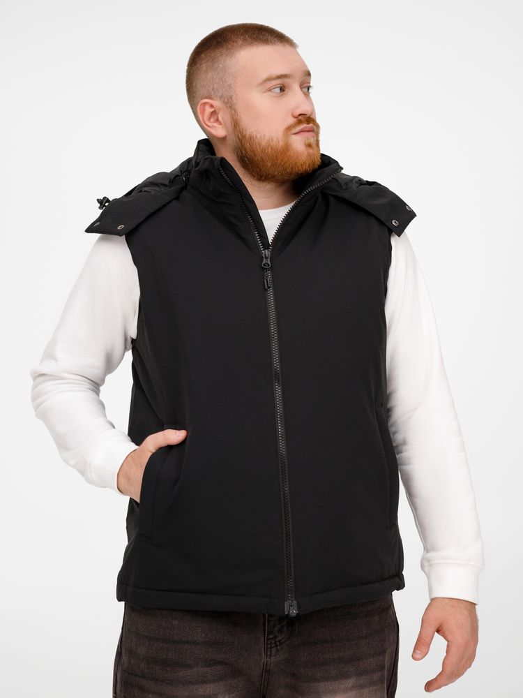 Жилет унисекс Sfera, черный / Миниатюра модельного (1000)