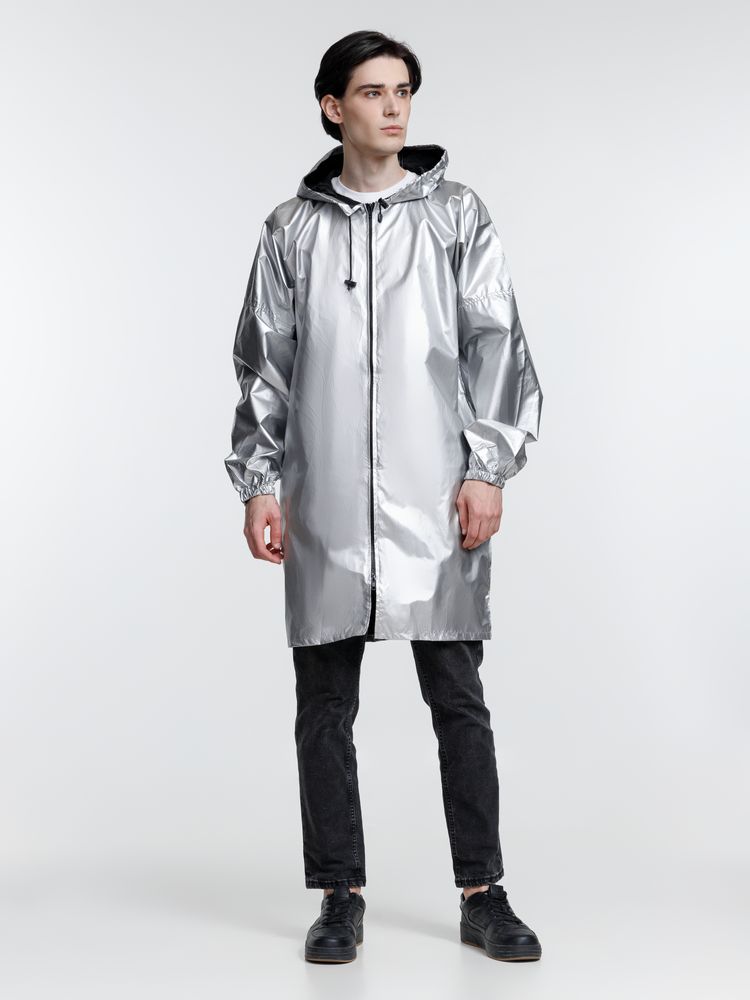 Дождевик Palladio Pockets, серебристый / Миниатюра модельного (1000)