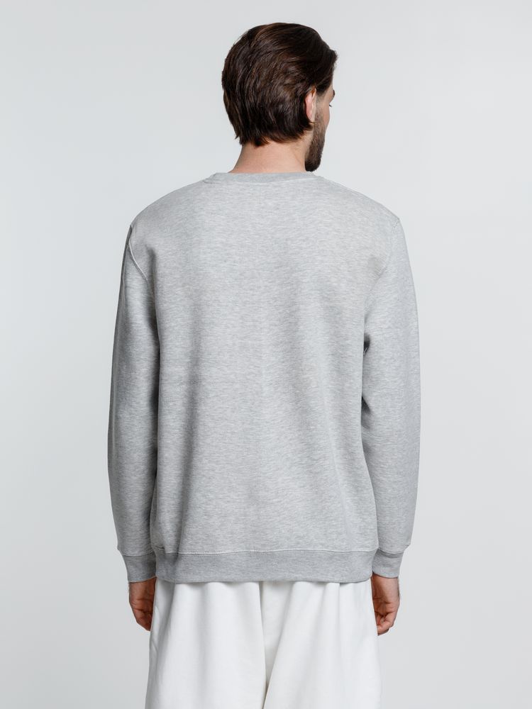 Свитшот унисекс Delta, серый меланж / Миниатюра модельного (1000)