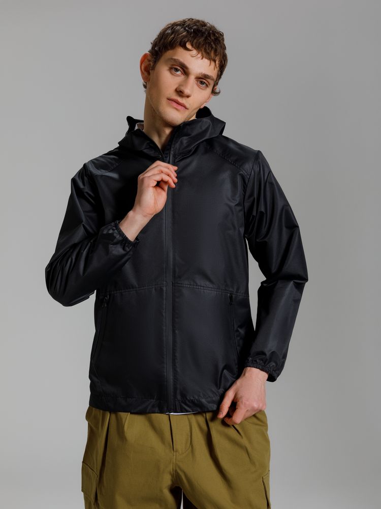 Куртка унисекс Nordvind WR, черная / Миниатюра модельного (1000)