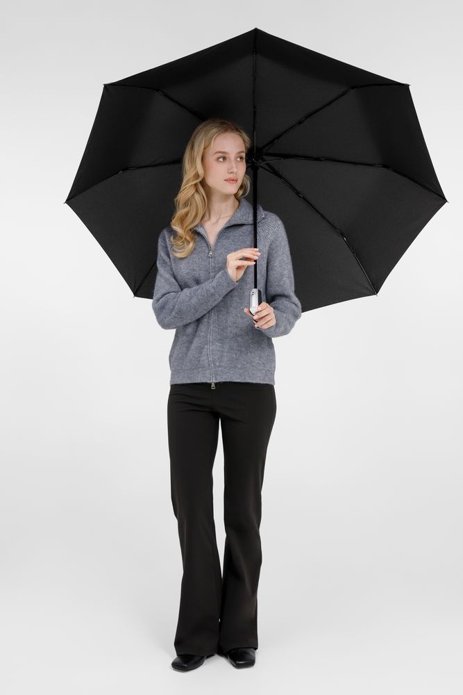 Зонт складной Fiber, темно-синий / Миниатюра модельного (1000)