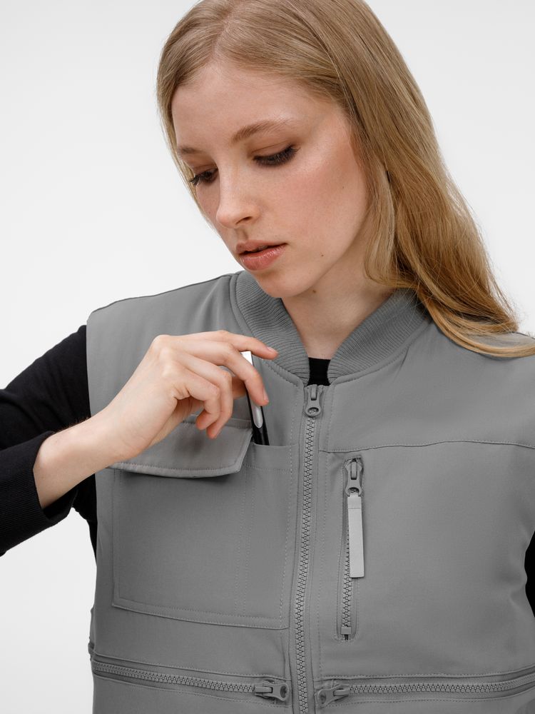 Жилет Hard Work, серый / Миниатюра модельного (1000)