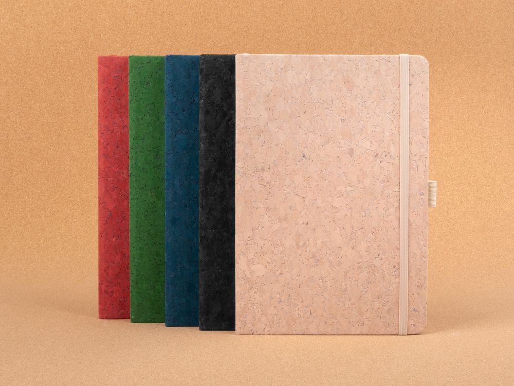 Блокнот Cork County, красный / Миниатюра имиджевого (1000)