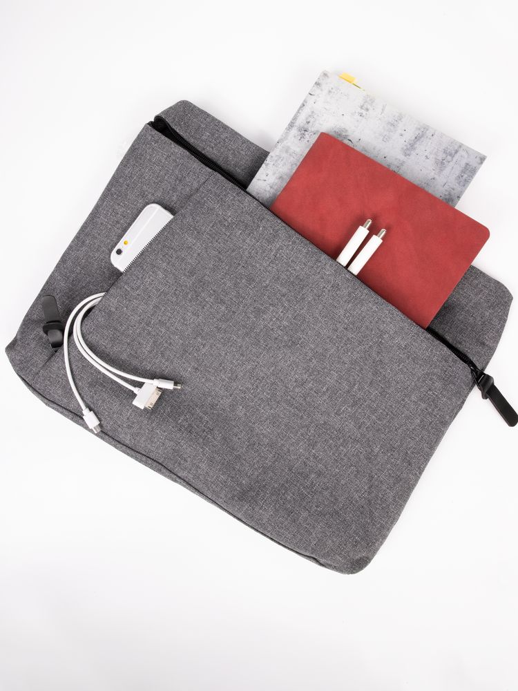 Сумка для документов HotDoc, серая / Миниатюра имиджевого (1000)