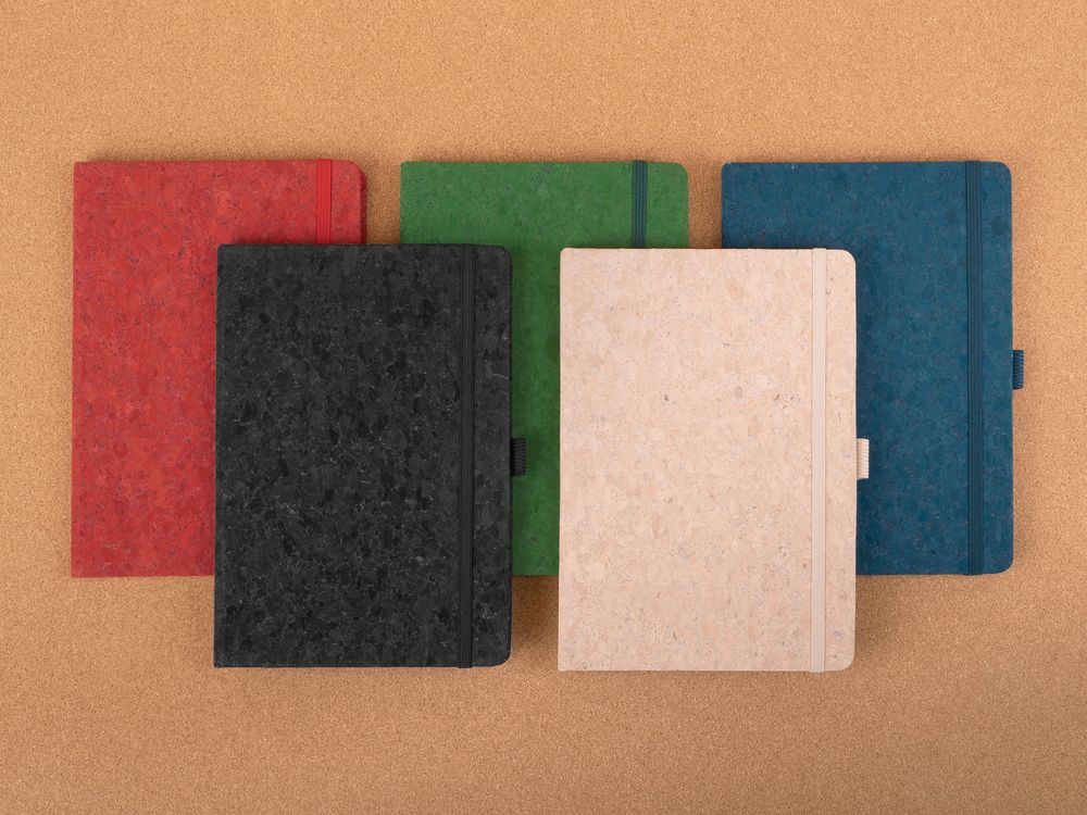 Блокнот Cork County, красный / Миниатюра имиджевого (1000)