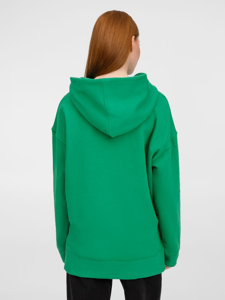 Худи оверсайз унисекс Tolla, зеленое / Миниатюра модельного (1000)