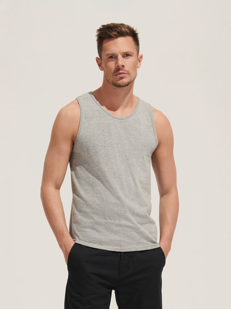 Майка мужская Justin 150, оранжевая / Миниатюра имиджевого (1000)