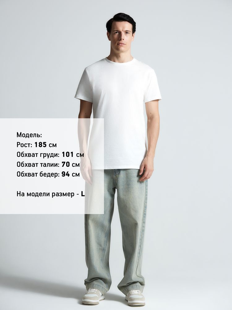 Футболка T-bolka 160 Original, белая (теплый оттенок) / Миниатюра модельного (1000)