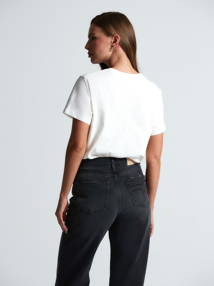 Футболка T-bolka 160 Original, белая (теплый оттенок) / Миниатюра модельного (1000)