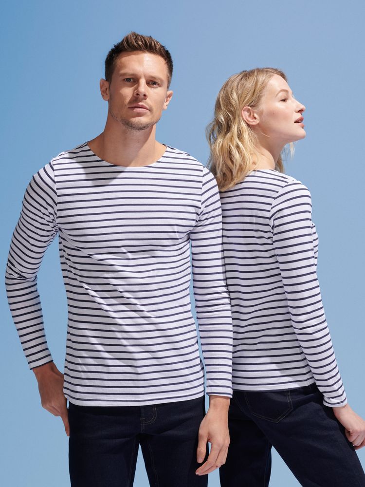 Футболка мужская Marine Men, белая с красным / Миниатюра имиджевого (1000)