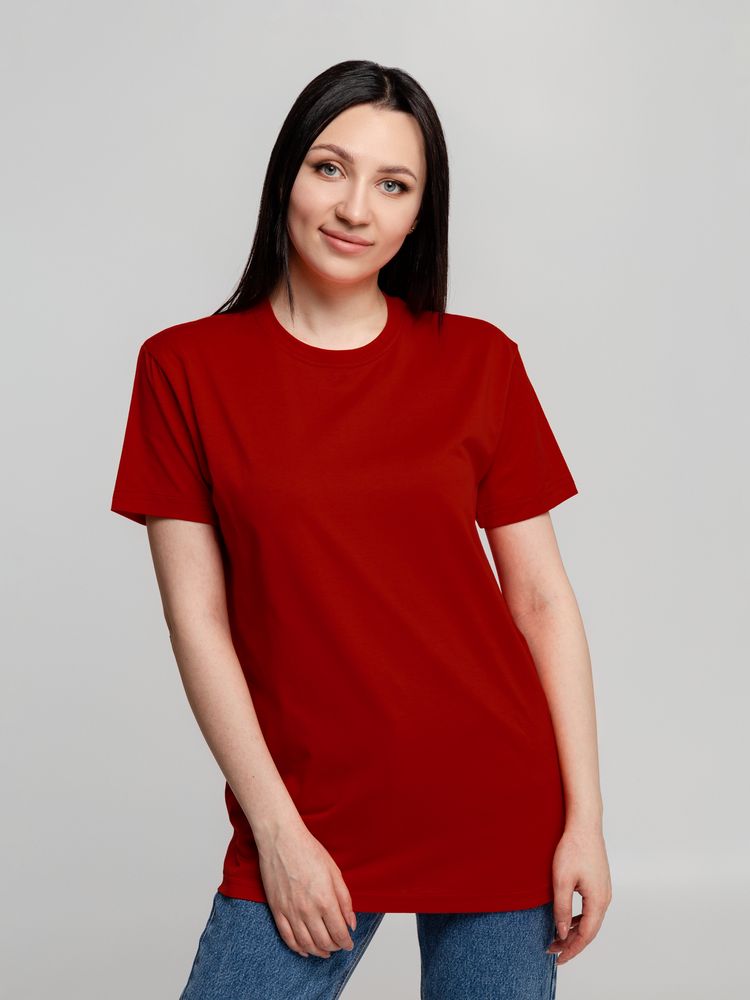 Футболка унисекс T-Bolka 160, темно-красная / Миниатюра модельного (1000)