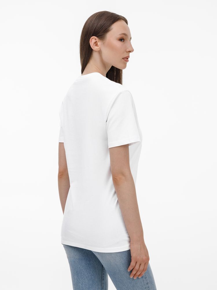 Футболка унисекс T-Bolka 180, белая / Миниатюра модельного (1000)