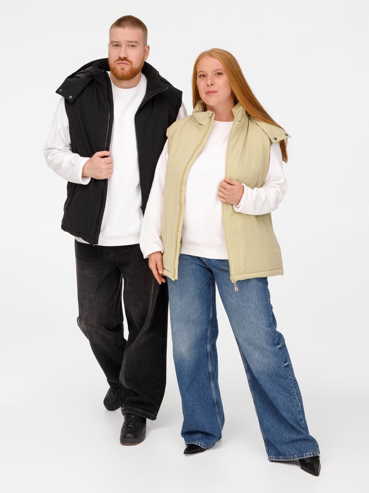 Жилет унисекс Sfera, черный / Миниатюра модельного (1000)