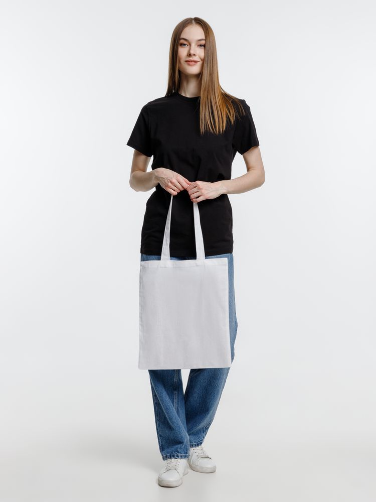 Холщовая сумка Neat 140, белая / Миниатюра модельного (1000)