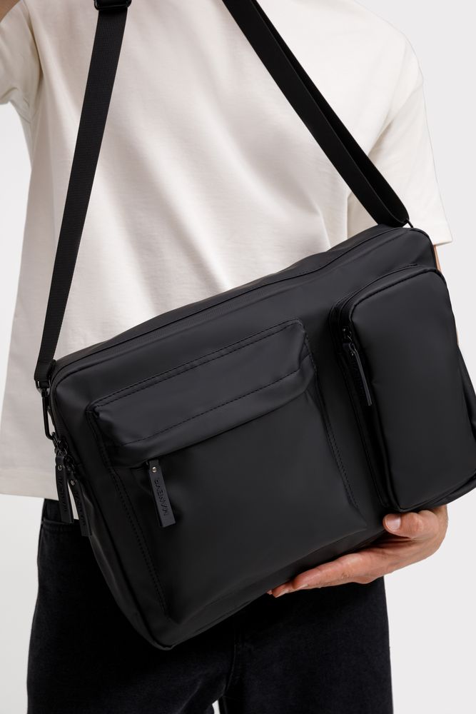 Сумка для ноутбука Traffic, черная / Миниатюра модельного (1000)