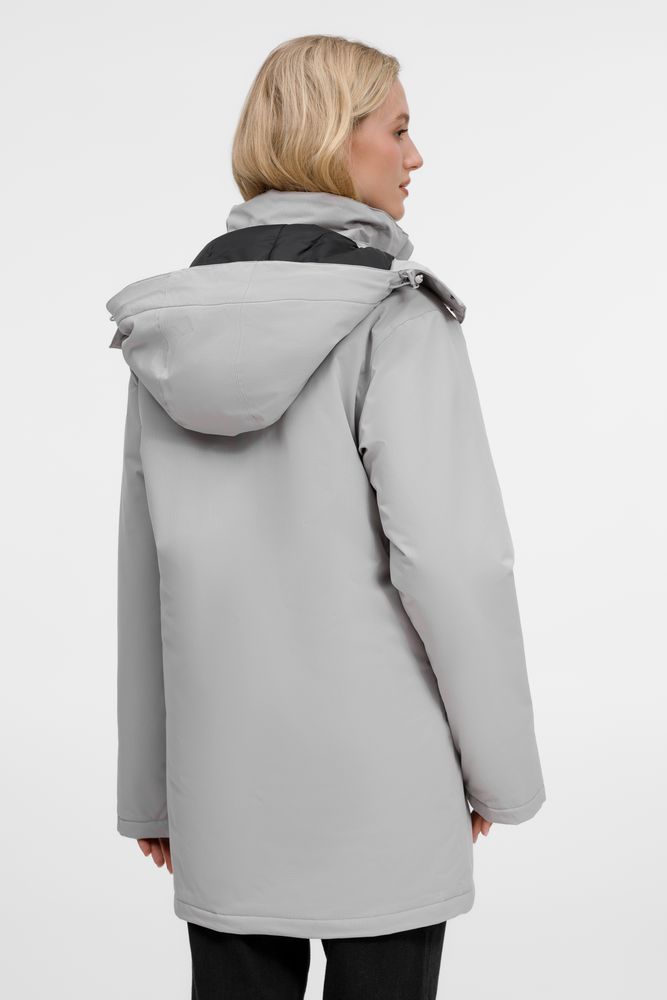 Куртка-парка унисекс Sfera, светло-серая / Миниатюра модельного (1000)