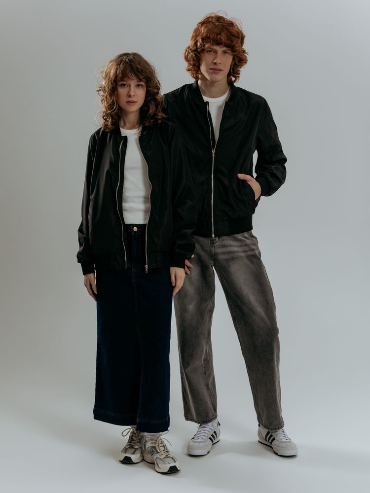 Бомбер Wigton, черный / Миниатюра модельного (1000)