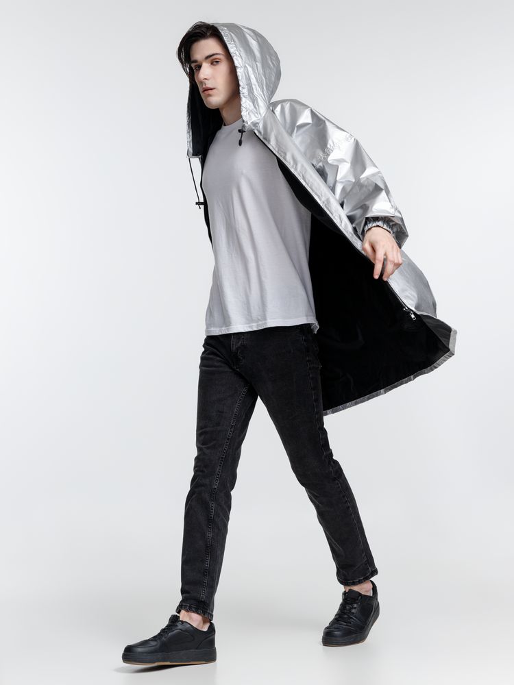 Дождевик Palladio Pockets, серебристый / Миниатюра модельного (1000)