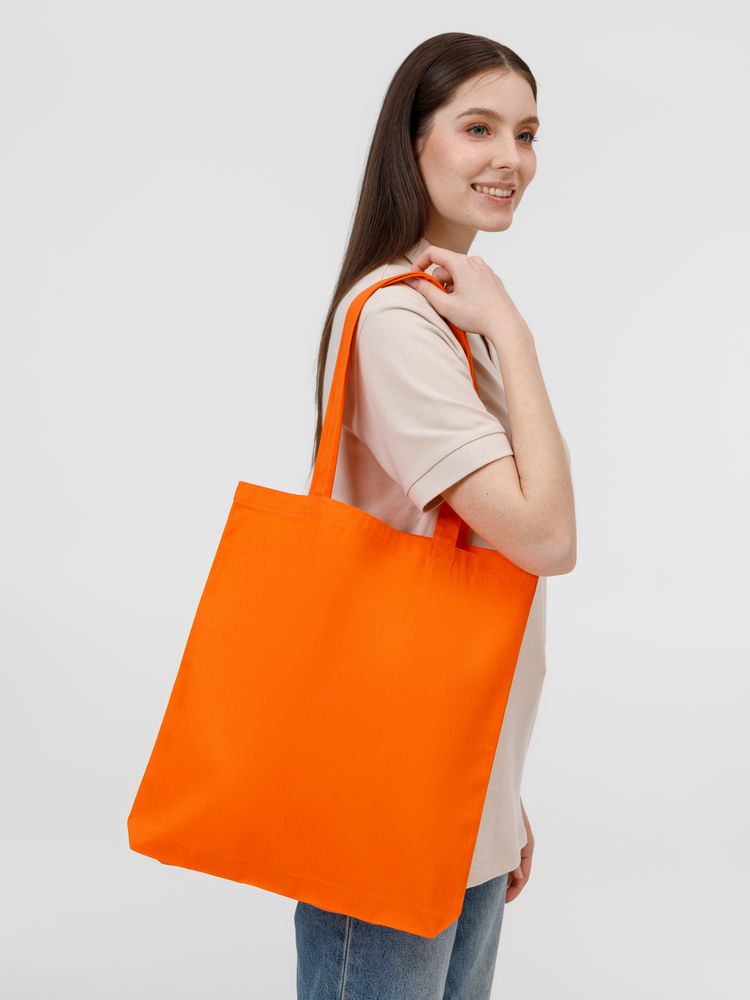 Холщовая сумка Strong 210, оранжевая / Миниатюра модельного (1000)