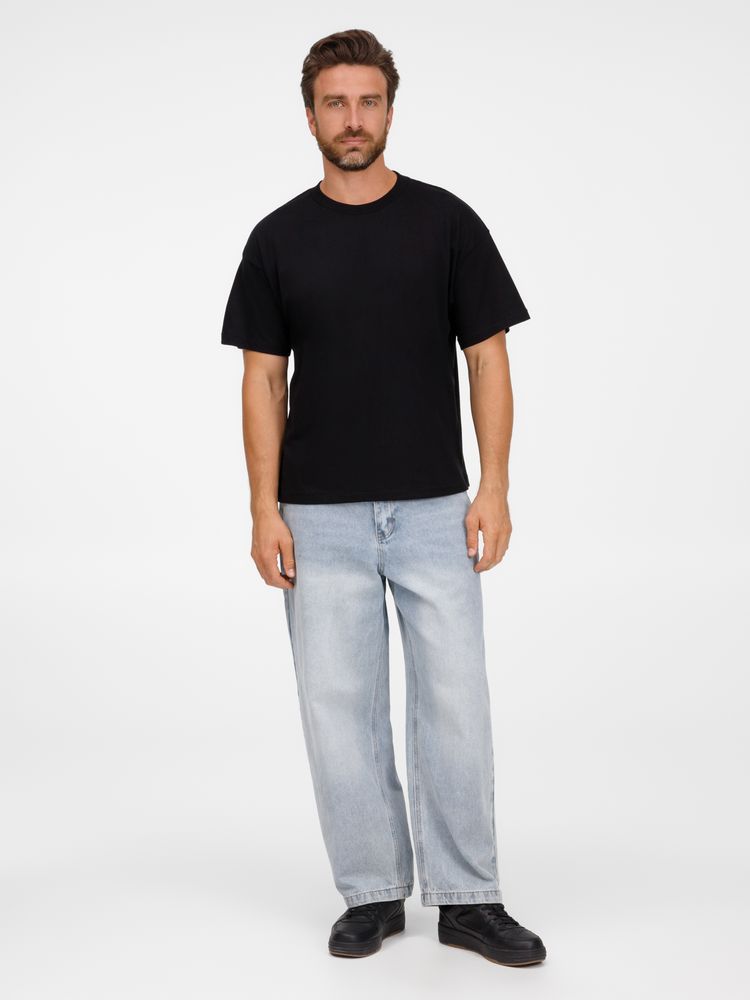 Футболка оверсайз унисекс Legacy, черная / Миниатюра модельного (1000)