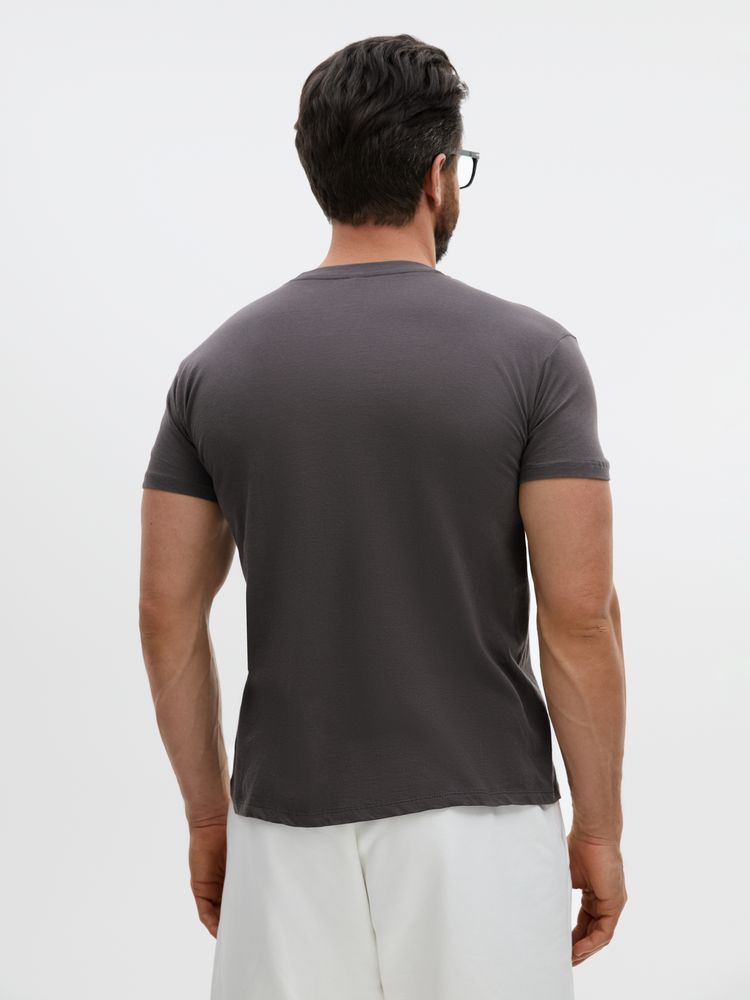 Футболка унисекс Regent 150, темно-серая / Миниатюра модельного (1000)