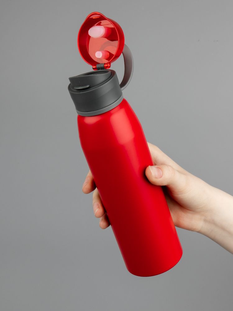 Бутылка для воды Billy Gym, матовая красная / Миниатюра имиджевого (1000)