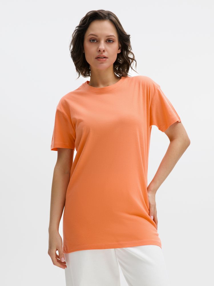 Футболка унисекс Regent 150, оранжевая (абрикосовая) / Миниатюра модельного (1000)