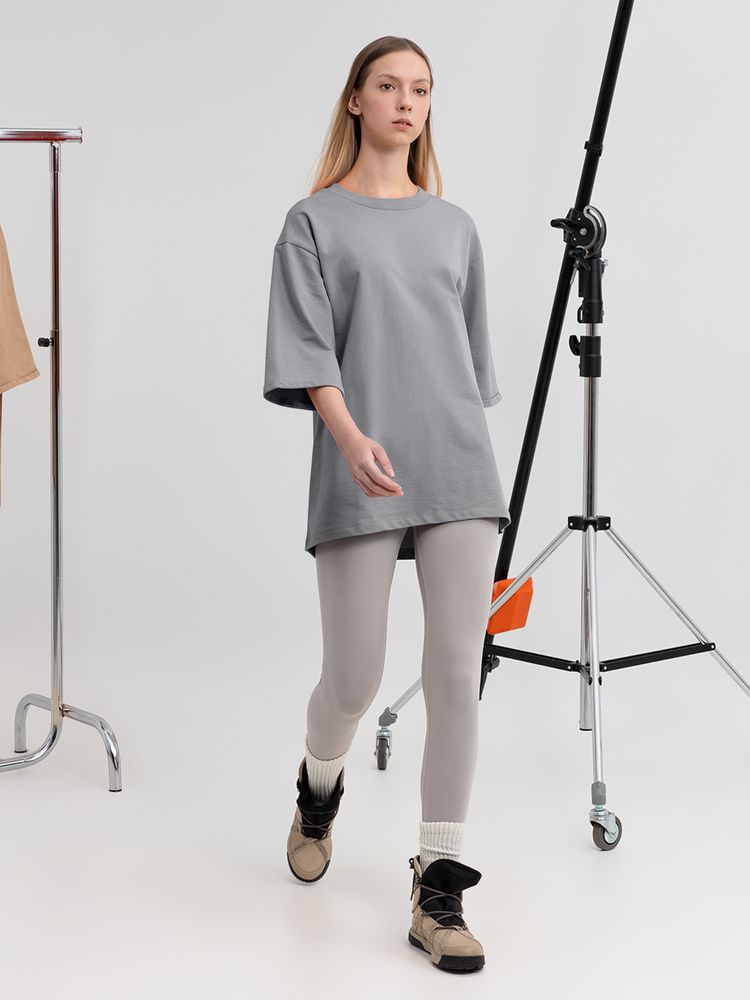 Футболка унисекс Kosmos 2.0, светло-серая / Миниатюра модельного (1000)