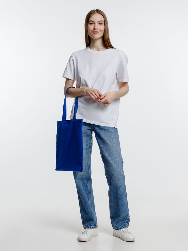 Холщовая сумка Strong 210, синяя / Миниатюра модельного (1000)