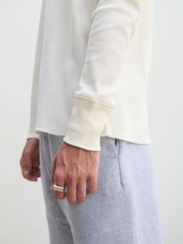 Футболка с длинным рукавом Thermal T, бежевая (неокрашенная) / Миниатюра модельного (1000)