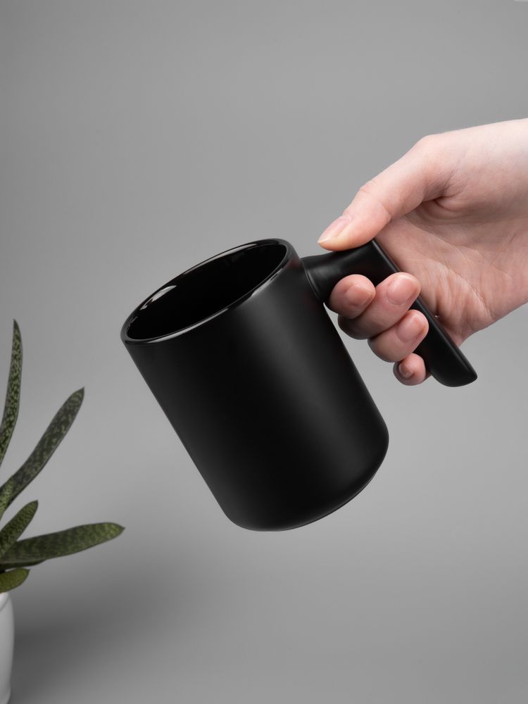 Кружка Visari, черная / Миниатюра имиджевого (1000)